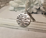 Self-Empowerment Key: Happiness Quote Necklace