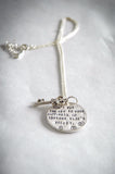 Self-Empowerment Key: Happiness Quote Necklace