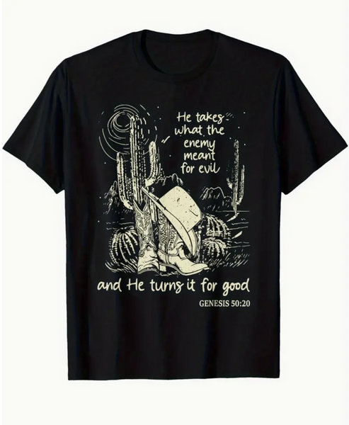 "He Turns It for Good” Tee – Genesis 50:20