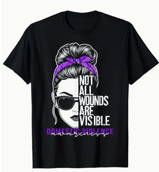 Not All Wounds Are Visible” Unisex Tee