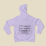 Be the Voice Anti-Abuse Hoodie (Available in Grey and Purple)