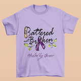 Domestic Violence Awareness Tee (Available in Grey and Purple)