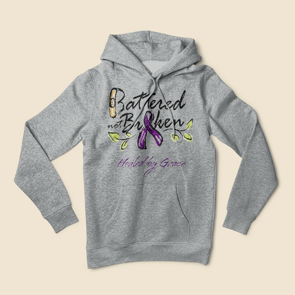 Be the Voice Anti-Abuse Hoodie (Available in Grey and Purple)