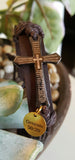 The Genesis 50:20 Grace Collection: Timeless Prayer Leather Cross Bracelet - Unisex