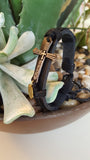 The Genesis 50:20 Grace Collection: Timeless Prayer Leather Cross Bracelet - Unisex