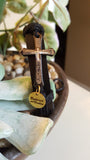 The Genesis 50:20 Grace Collection: Timeless Prayer Leather Cross Bracelet - Unisex