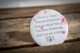 Reflect & Inspire: Pocket Mirrors with Soulful Sayings