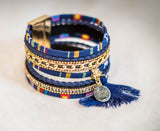 The Genesis 50:20 Collection: Divine Magnetism Boho Chic Leather Wrap Bracelets