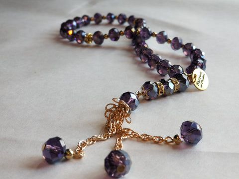 The Genesis 50:20 Collection: Lavender Light Convertible Rosary Bracelet