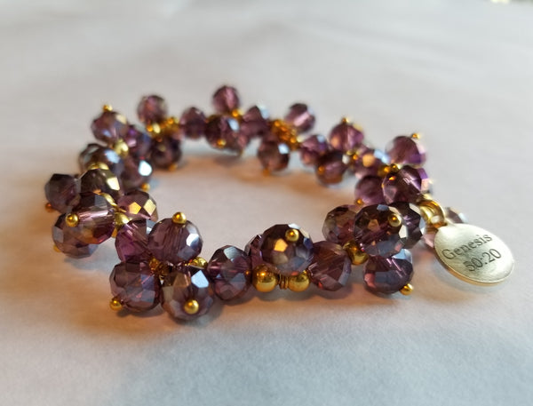 The Genesis 50:20 Grace Collection: Radiant Resilience Beaded Bracelet