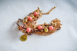 Saving Grace Collection: Bracelet- Bohemia Style Gold Plated Multi-Layer Beaded