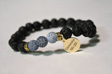 The Genesis 50:20 Grace Collection: Aromatherapy Lava Stone & Mala Bead Bracelet